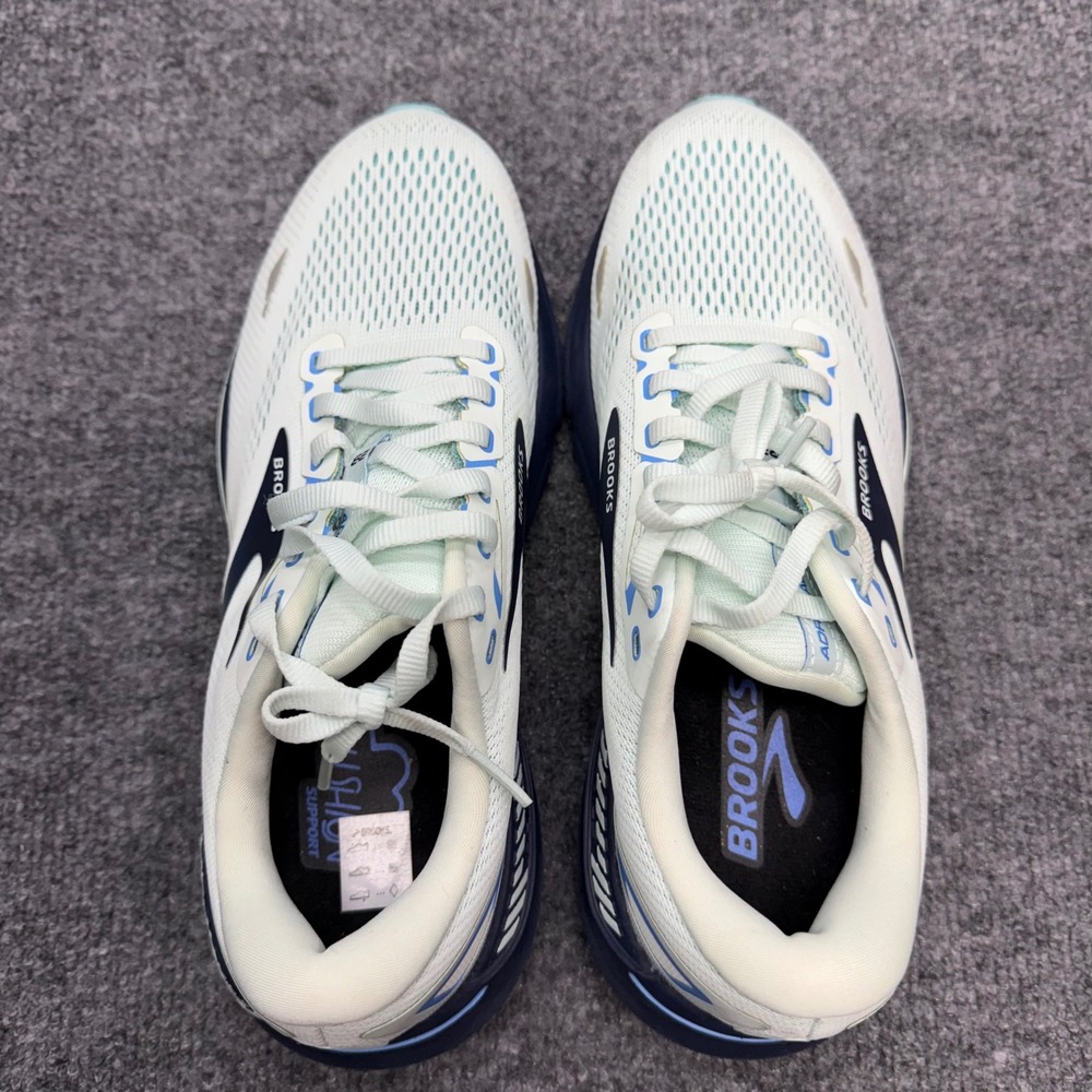 Brooks Adrenaline GTS 23 Running Shoes Mint Navy Blue 1203811B471 Womens 9 - Picture 6 of 8